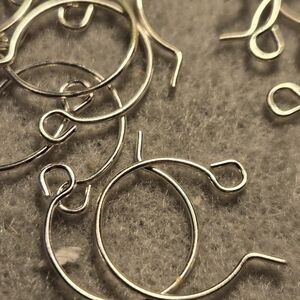 Elegant Silver Hoop Earring Wires